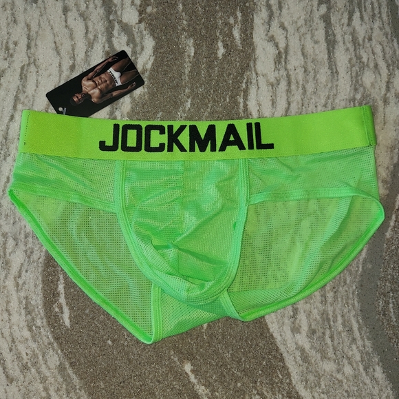 Jockmail Other - Jockmail Men's Mesh Hip Brief Underwear New Size Medium